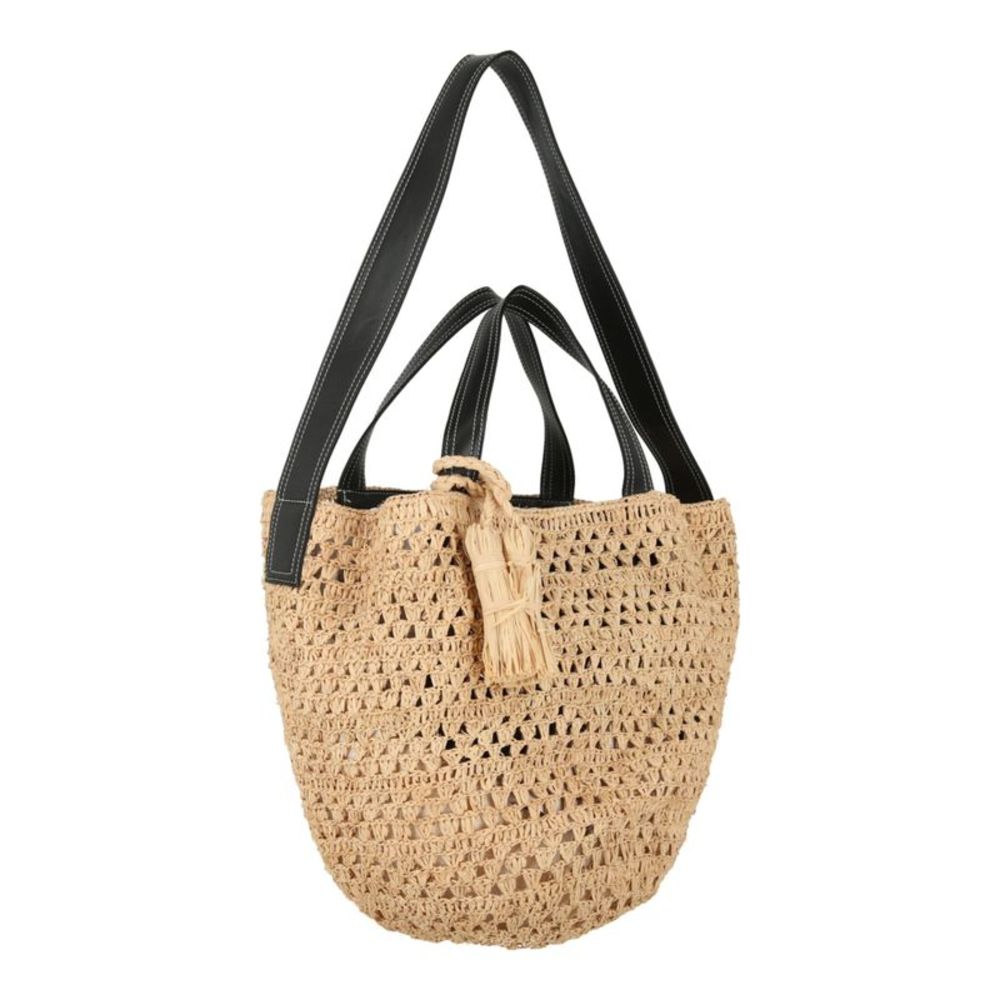 Stella McCartney Straw Tote Beige Womens - Picture 4 of 5